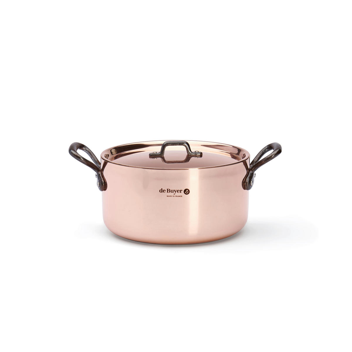 KOCHTOPF  - Kupferfarben, Basics, Metall (16cm)