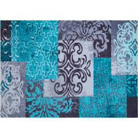 FUßMATTE 40/60 cm Pago  - Anthrazit/Hellgrau, LIFESTYLE, Kunststoff/Textil (40/60cm) - Grund
