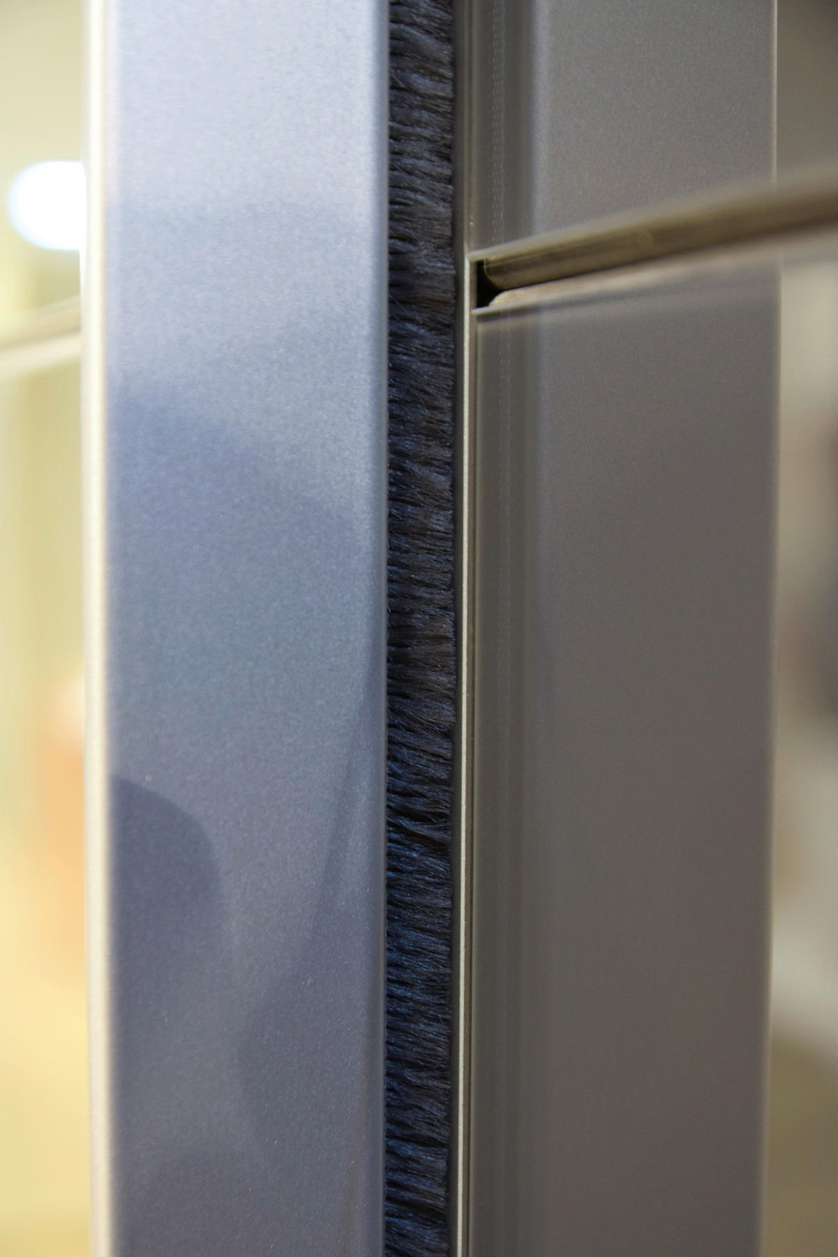 SCHWEBETÜRENSCHRANK 300/216/65 cm 4-türig Sahara  - Schwarz/Sahara, MODERN, Glas/Holzwerkstoff (300/216/65cm) - MID.YOU