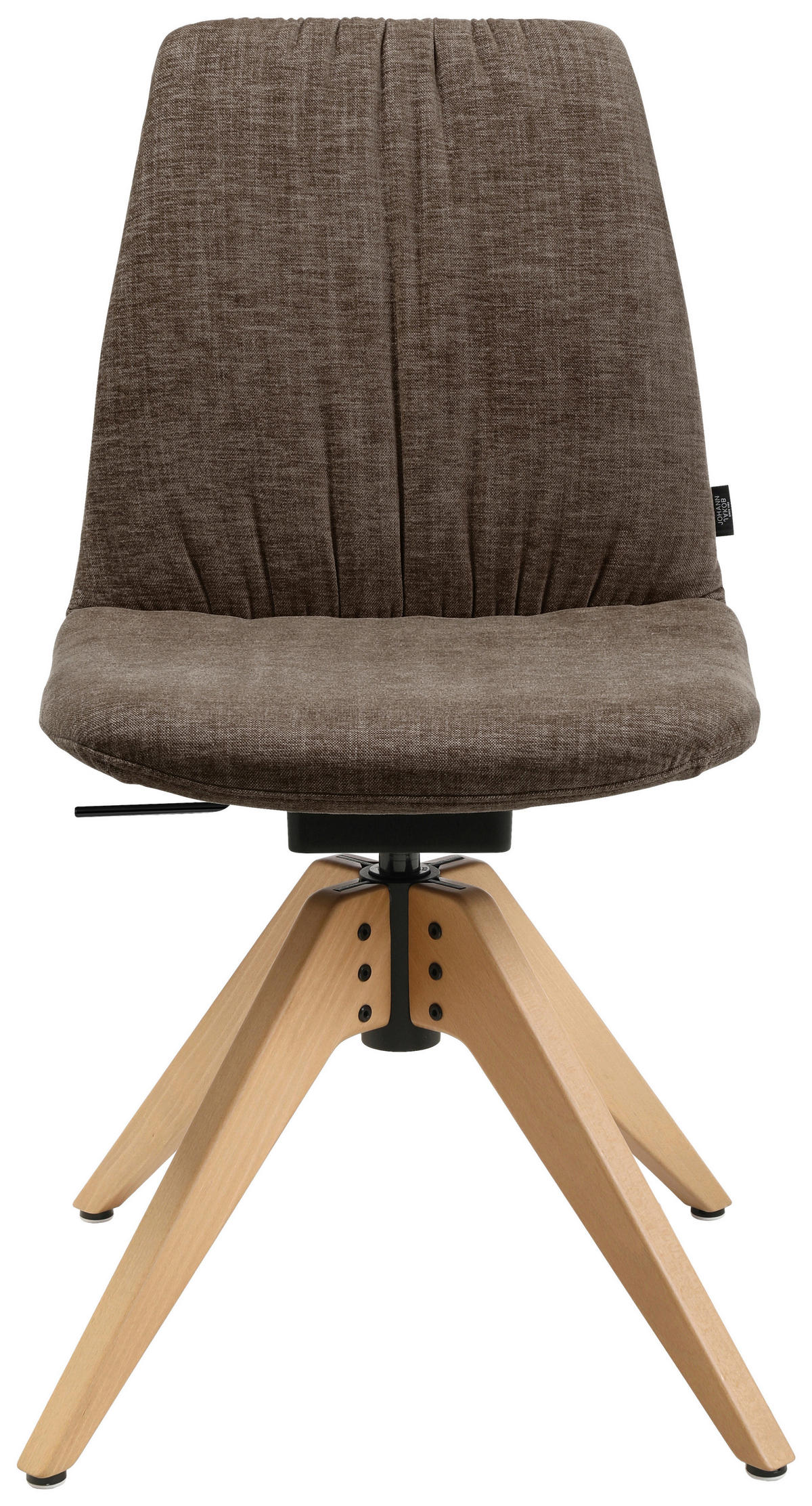 STUHL  in Flachgewebe  - Eichefarben/Eiche Wotan, Design, Holz/Textil (46/85-88/55cm) - Johann Jakob