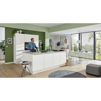 EINBAUKÜCHE   - Weiß, Design, Holzwerkstoff - Dieter Knoll