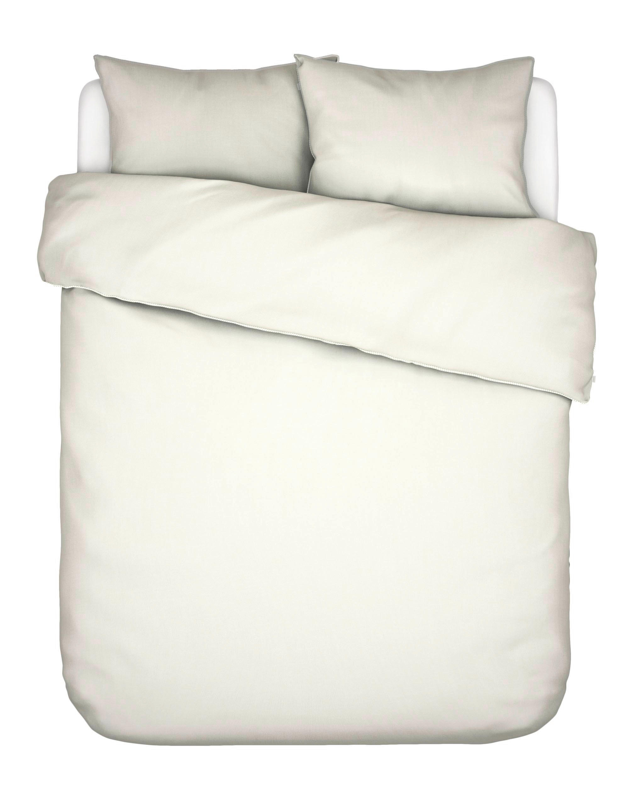 BETTWÄSCHE Minte Satin 135/200 cm  - Perlmutt, Basics, Textil (135/200cm) - Essenza