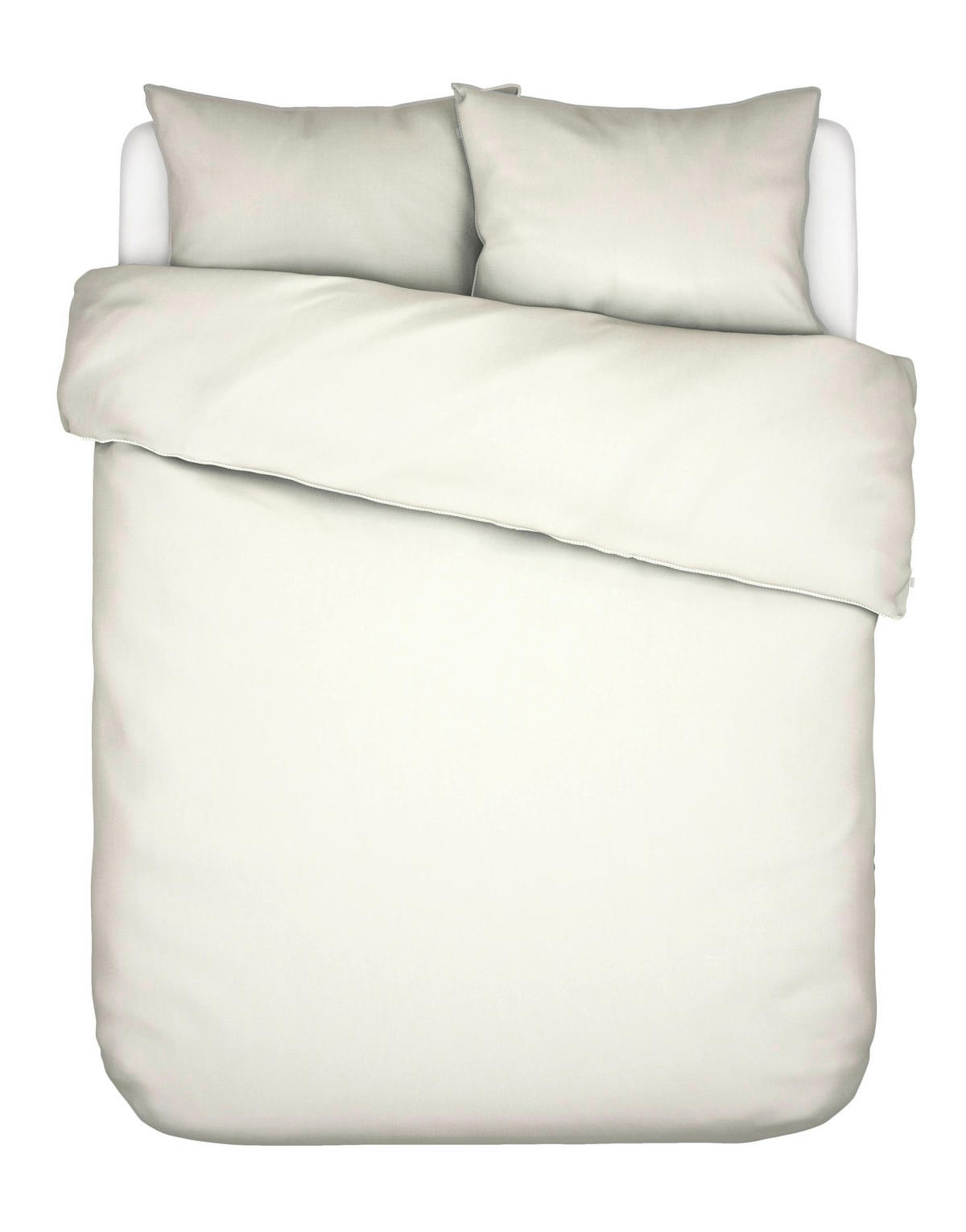 BETTWÄSCHE Satin 155/220 cm  - Perlmutt, Basics, Textil (155/220cm) - Essenza