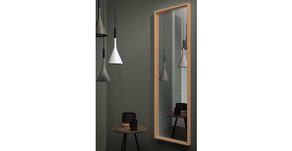 WANDSPIEGEL 42,5/142,5/5 cm in rechteckig - Eichefarben, Design, Glas/Holz (42,5/142,5/5cm) - Xora