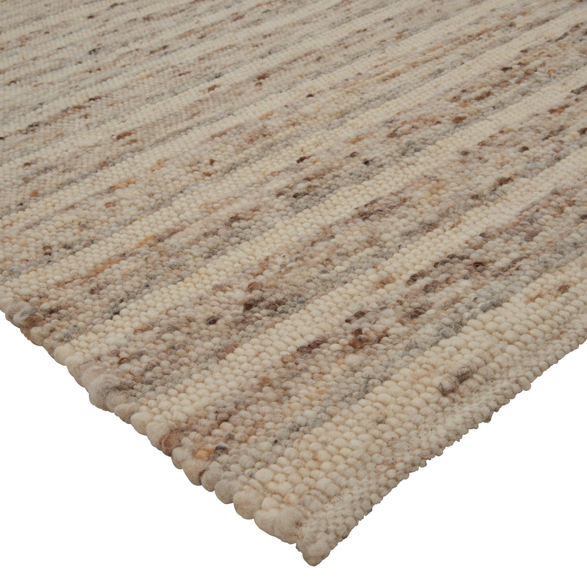 HANDWEBTEPPICH 200/290 cm Nova Creme  - Creme, KONVENTIONELL, Textil (200/290cm) - Linea Natura