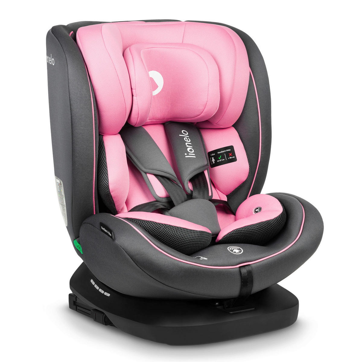 KINDERAUTOSITZ   - Pink/Grau, Basics, Kunststoff (44,5/60/81cm) - Lionelo