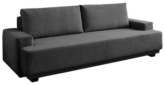 SCHLAFSOFA Mikrofaser Anthrazit  - Chromfarben/Anthrazit, KONVENTIONELL, Kunststoff/Textil (240/73/101cm) - Carryhome