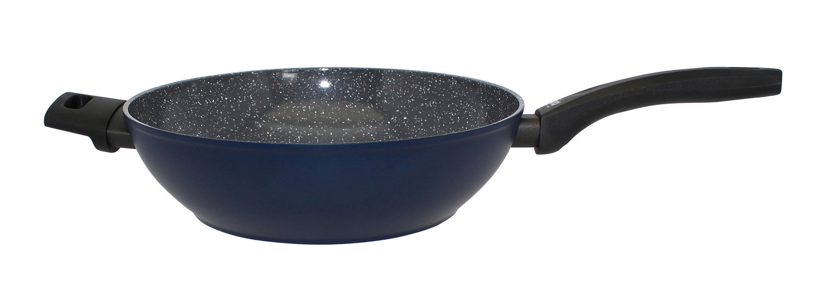 WOKPFANNE Treva Keramikbeschichtung 28 cm  - Blau, Basics, Metall (28cm) - ELO
