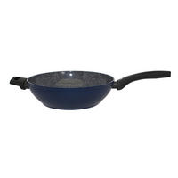 WOKPFANNE Treva Keramikbeschichtung 28 cm  - Blau, Basics, Metall (28cm) - ELO