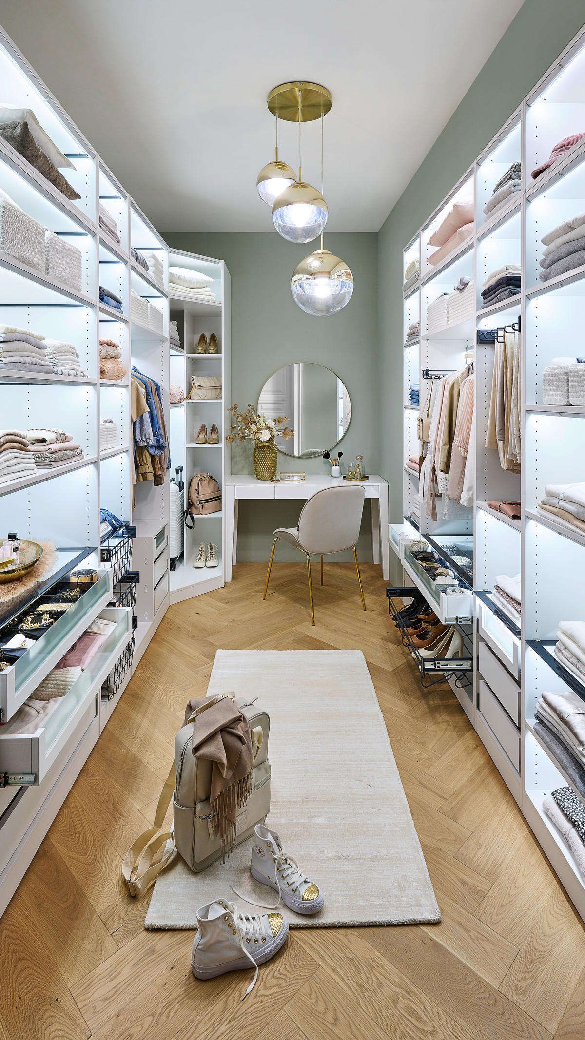 KORPUS ORMARA ZA ODJEĆU  bijela  91/242/57 cm    - bijela, Konvencionalno, drvni materijal (91/242/57cm) - Hom`in