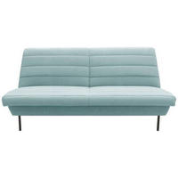 2-SITZER-SOFA Mintgrau  - Mintgrau/Schwarz, Design, Textil/Metall (185/92/103cm) - LOOKS by W.Joop