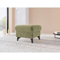 HOCKER in Textil Hellgrün  - Schwarz/Hellgrün, KONVENTIONELL, Textil/Metall (58/48/58cm) - Sit & More