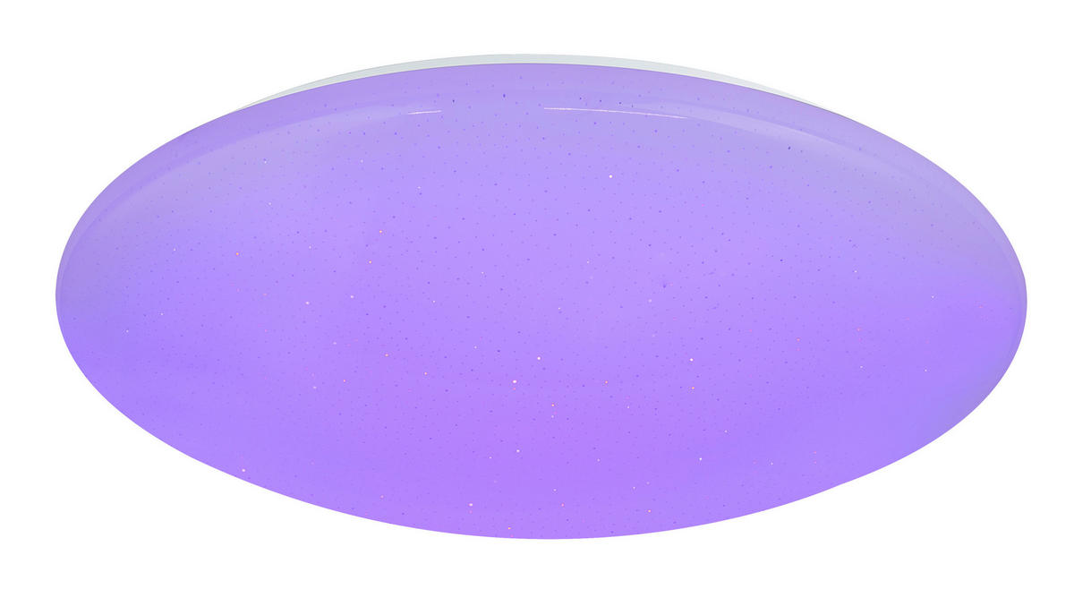 LED-DECKENLEUCHTE 48 W  50/12 cm    - Weiss/Opal, Basics, Kunststoff/Metall (50/12cm) - Globo