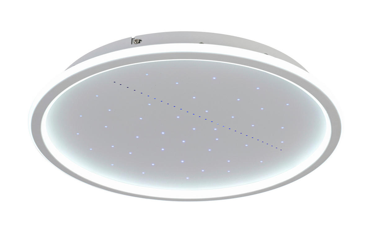 LED-DECKENLEUCHTE Kettering 45/5,5 cm   - Weiß, Trend, Kunststoff/Metall (45/5,5cm) - Novel