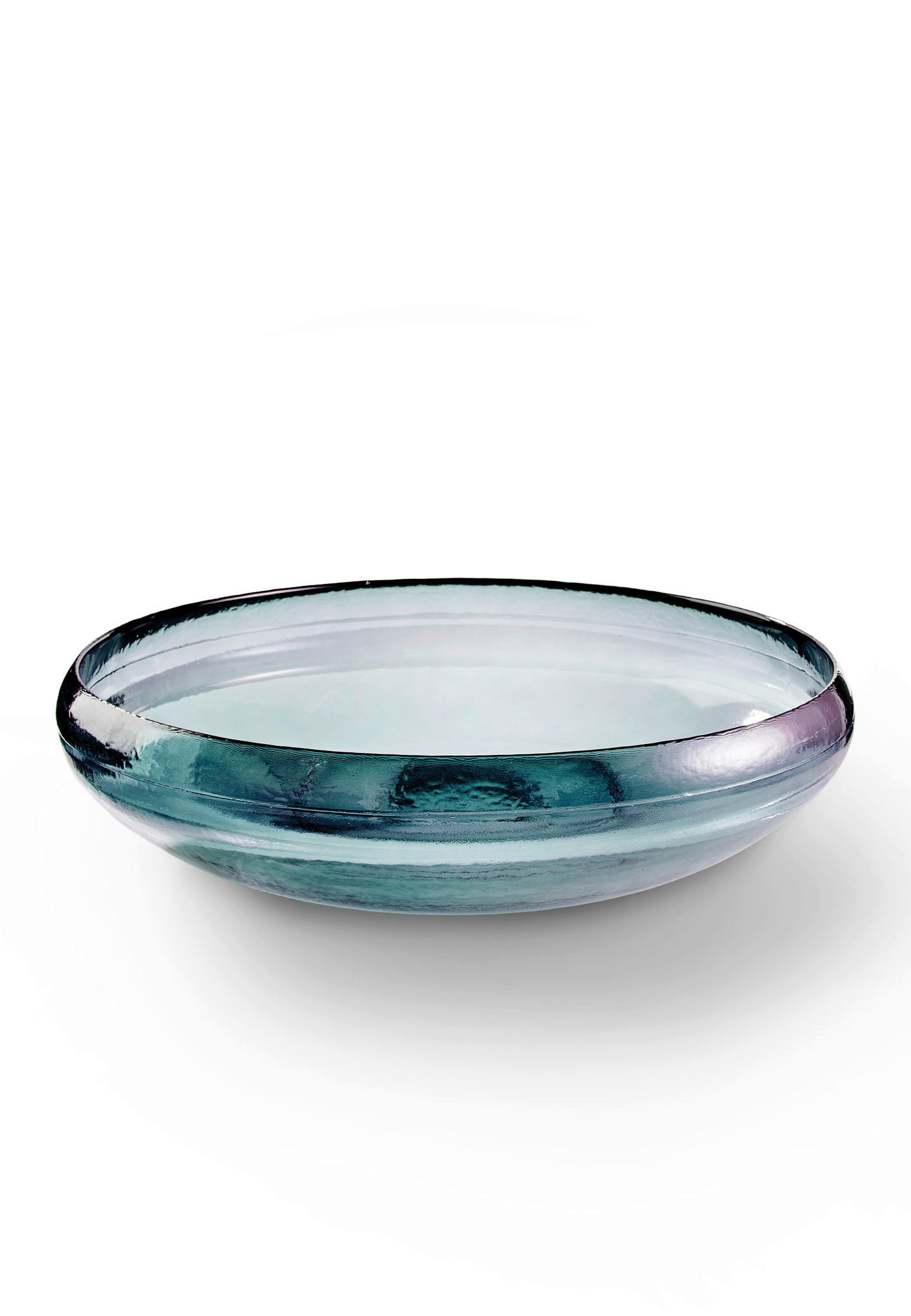DEKORSKÅL  35/9 cm   - pastellblå, Basics, glas (35/9cm) - FYNCH-HATTON