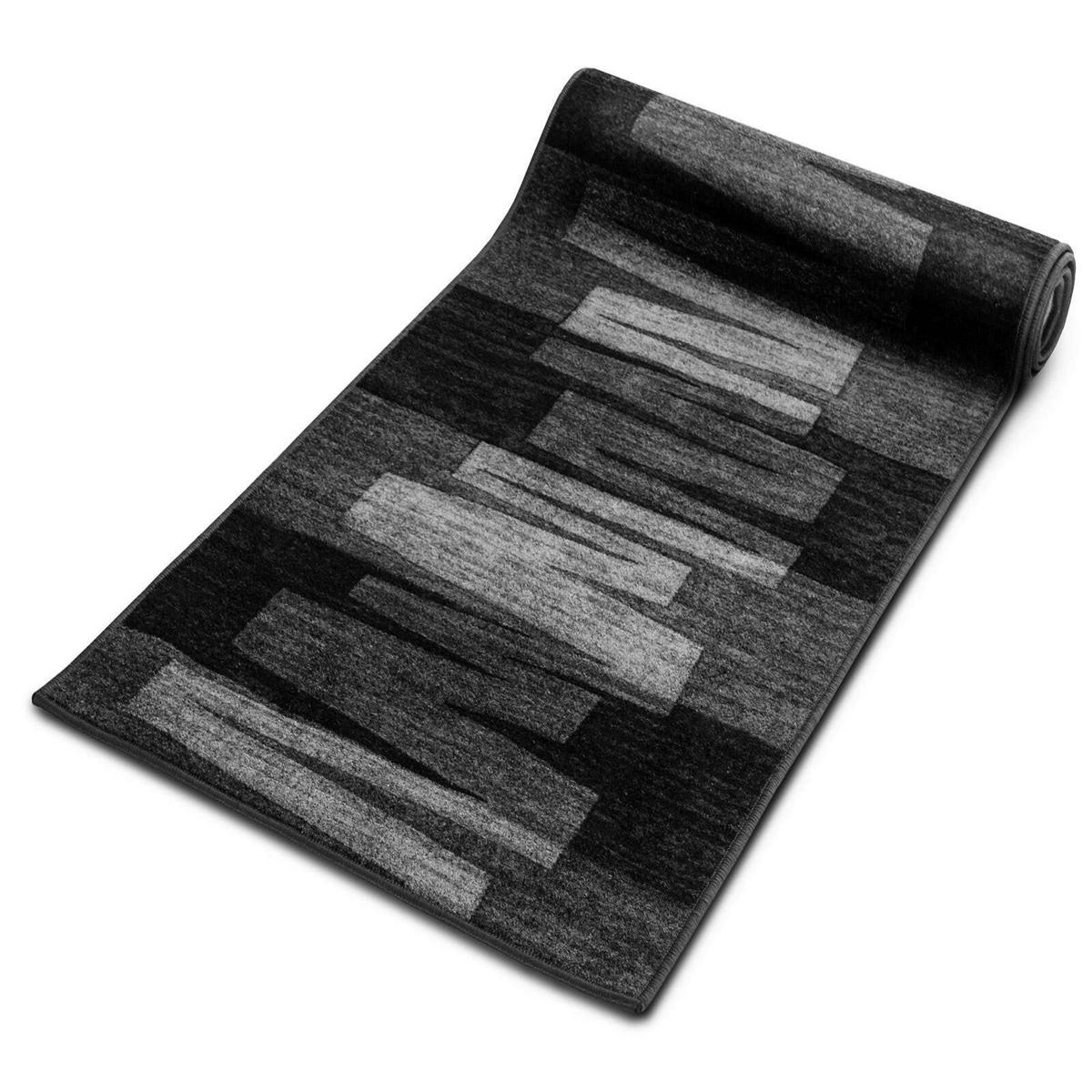 LÄUFER 80/450 cm Via Veneto  - Schwarz, Design, Kunststoff/Textil (80/450cm) - Floordirekt