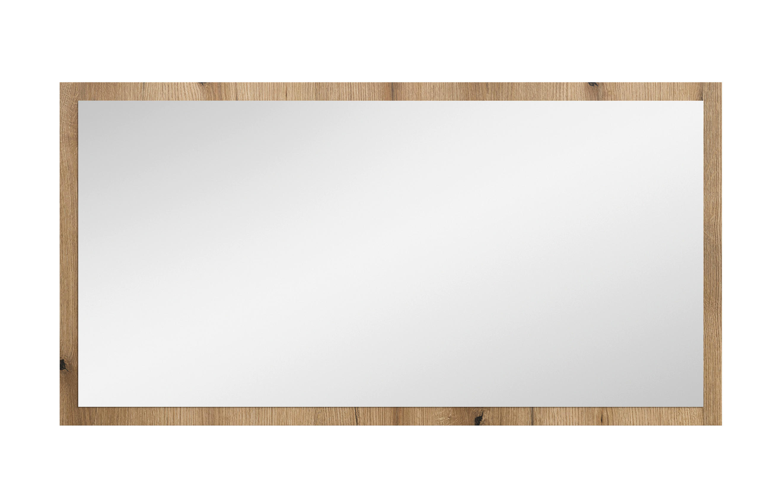 SPIEGEL 106/55/2 cm    in rechteckig  - Eichefarben, Design, Holzwerkstoff (106/55/2cm) - MID.YOU