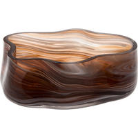 VID SKÅL  - brun, Basics, glas (19,5/15,5/6cm) - Boltze Home