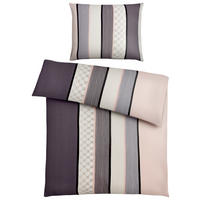 BETTWÄSCHE Makosatin 140/200 cm  - Hellrosa/Creme, Design, Naturmaterialien/Textil (140/200cm) - Joop!