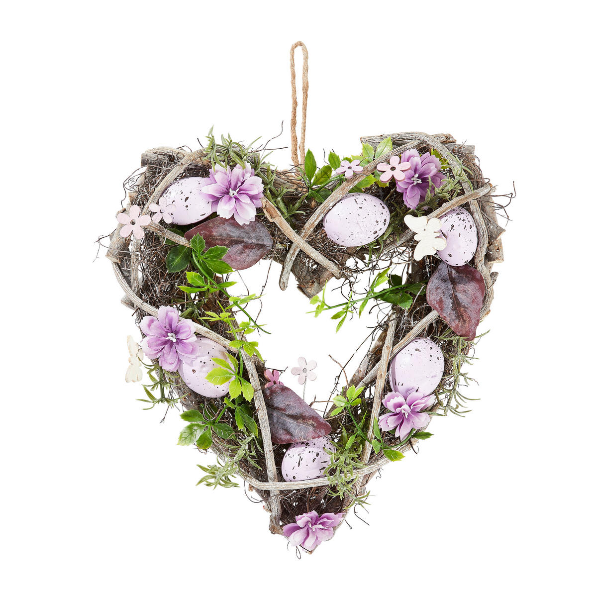 FRÜHLINGSKRANZ  - Lila, Basics, Holz/Kunststoff (30/31cm)