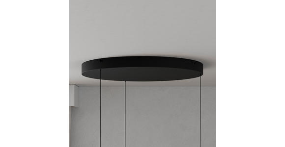 LED-HÄNGELEUCHTE Kent 60/170 cm  - Schwarz, Design, Kunststoff/Metall (60/170cm) - Dieter Knoll