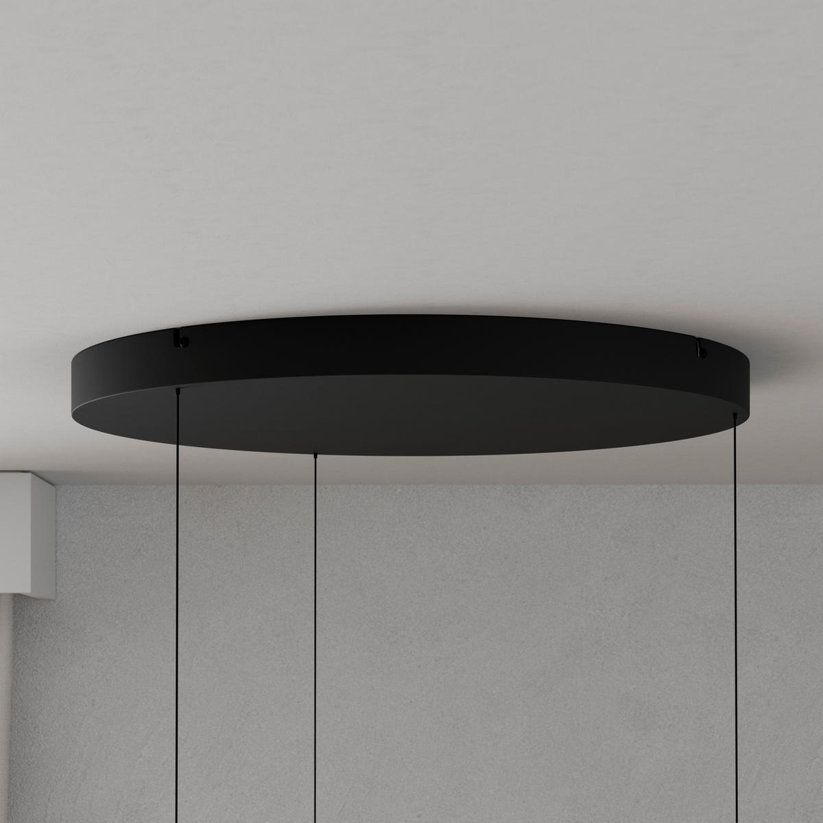 LED-HÄNGELEUCHTE Kent 60/170 cm  - Schwarz, Design, Kunststoff/Metall (60/170cm) - Dieter Knoll