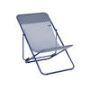 STRANDSTUHL Stahl Dunkelblau  - Dunkelblau, Basics, Textil/Metall (62/77-91/76-82cm) - Lafuma Mobilier
