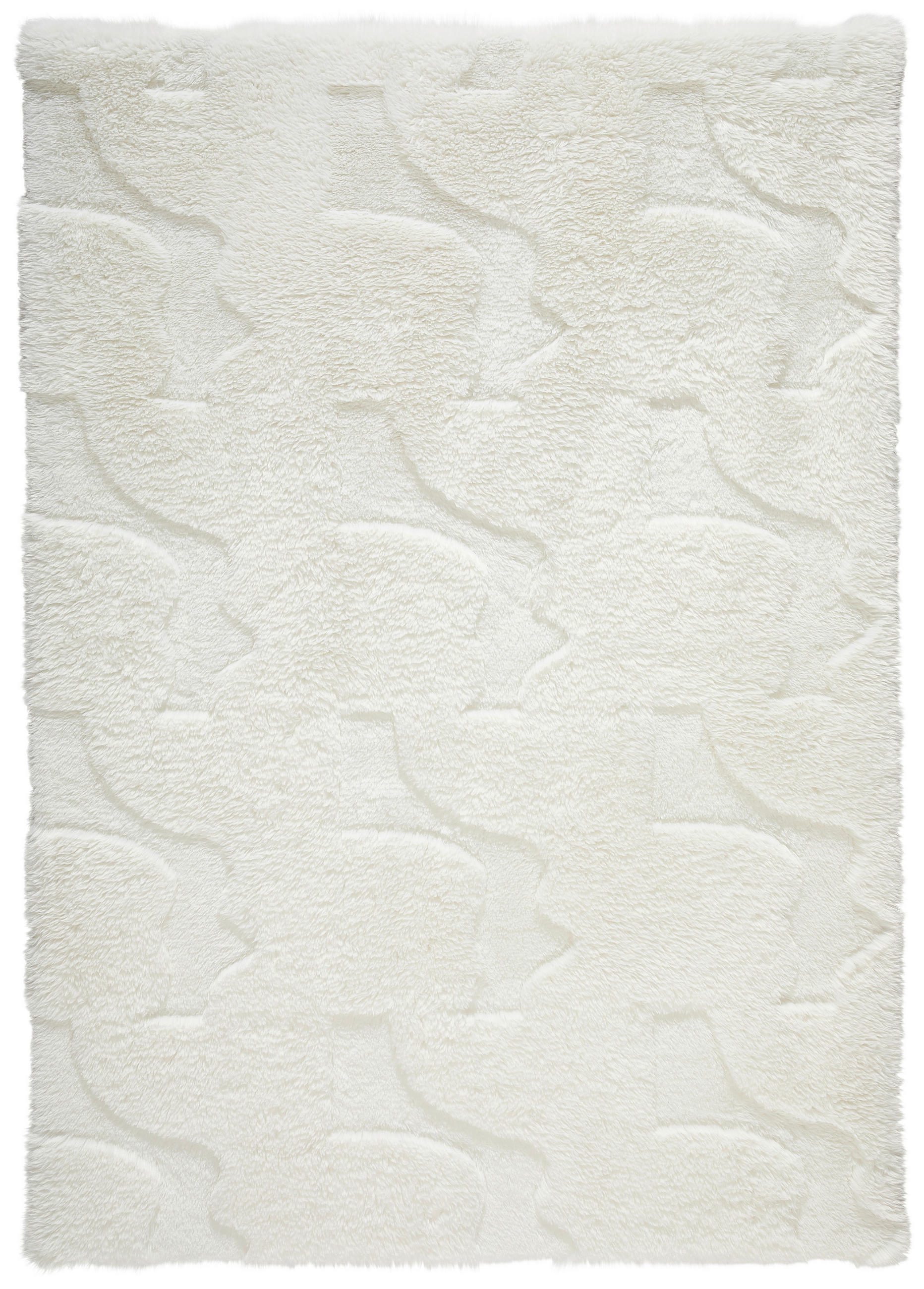 Novel Hochflorteppich Creme 80x150 cm