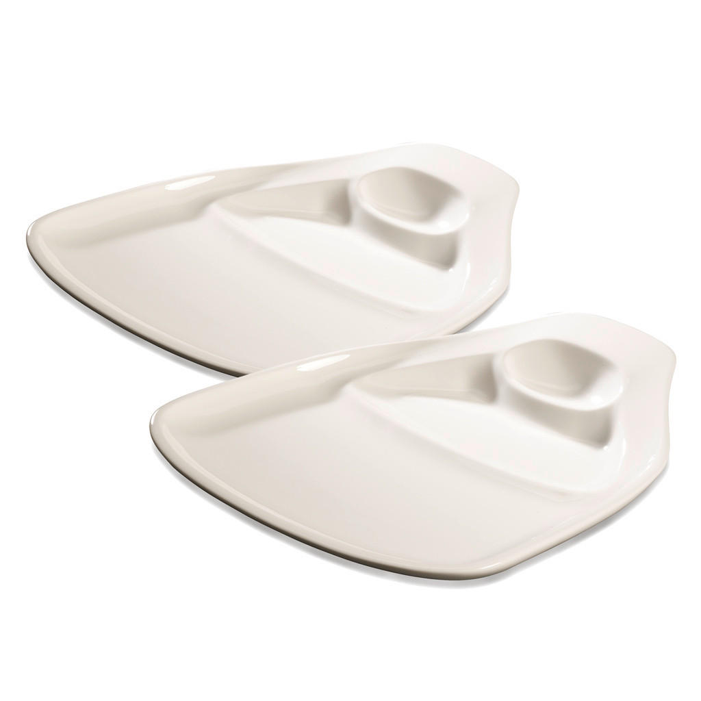 STEAKTELLERSET BBQ Passion 2-teilig  - Creme, Basics, Keramik (30/29cm) - Villeroy & Boch