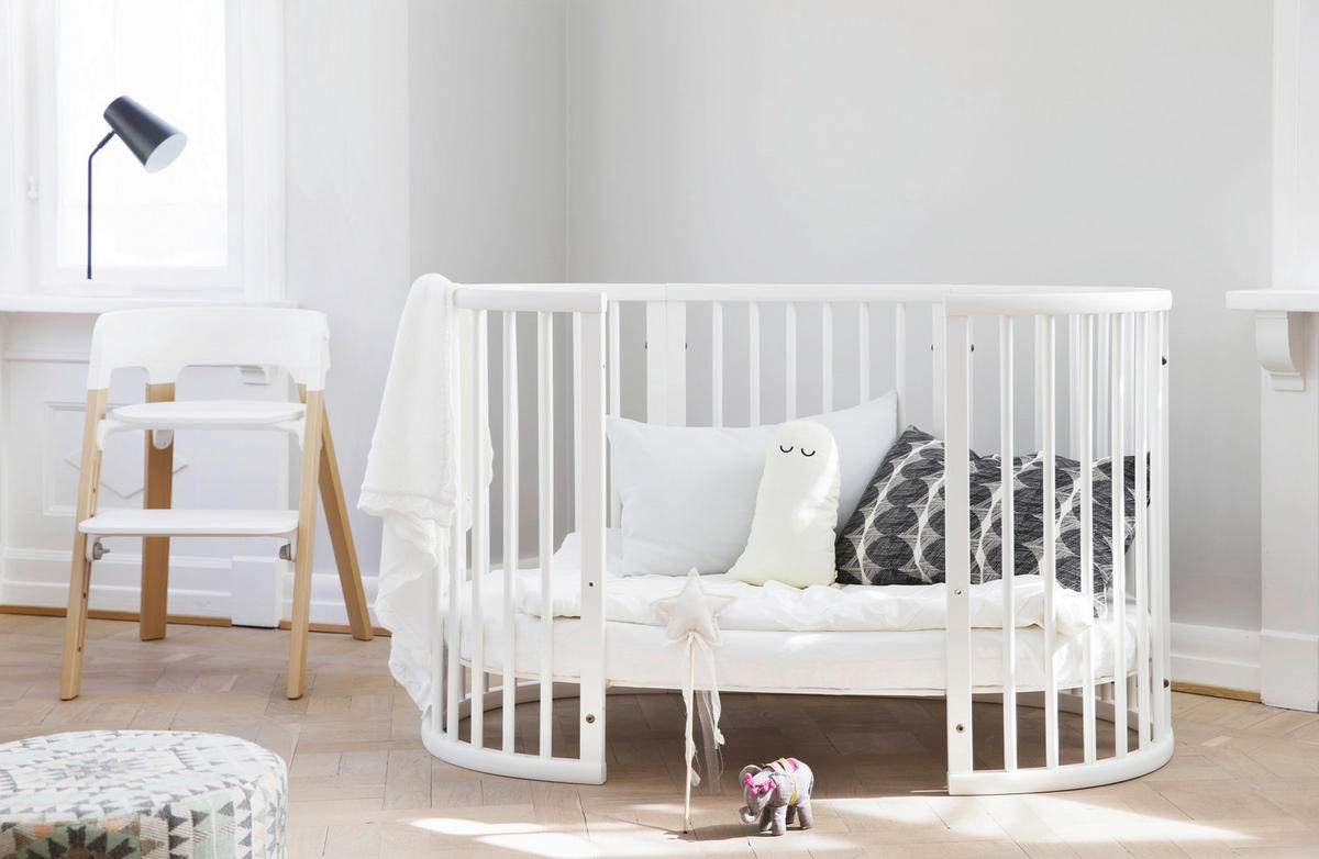 GITTERBETT Sleepi V3  141/74/78 cm   - Basics, Holz (141/74/78cm) - Stokke