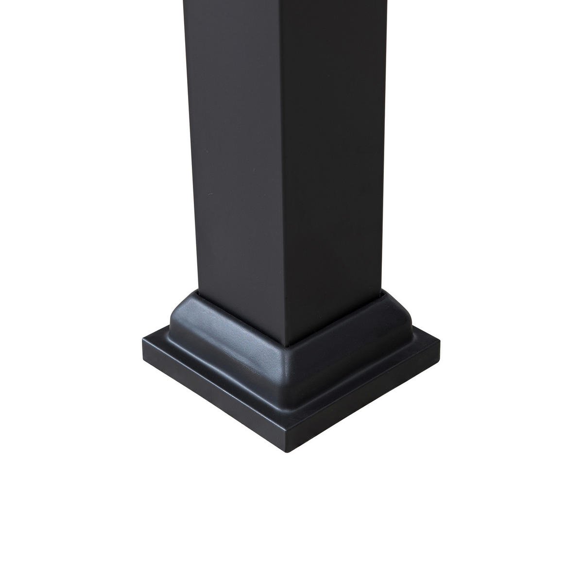 PAVILLON 402/296/336 cm Stahl  - Schwarz/Grau, Basics, Textil/Metall (402/296/336cm) - Modante