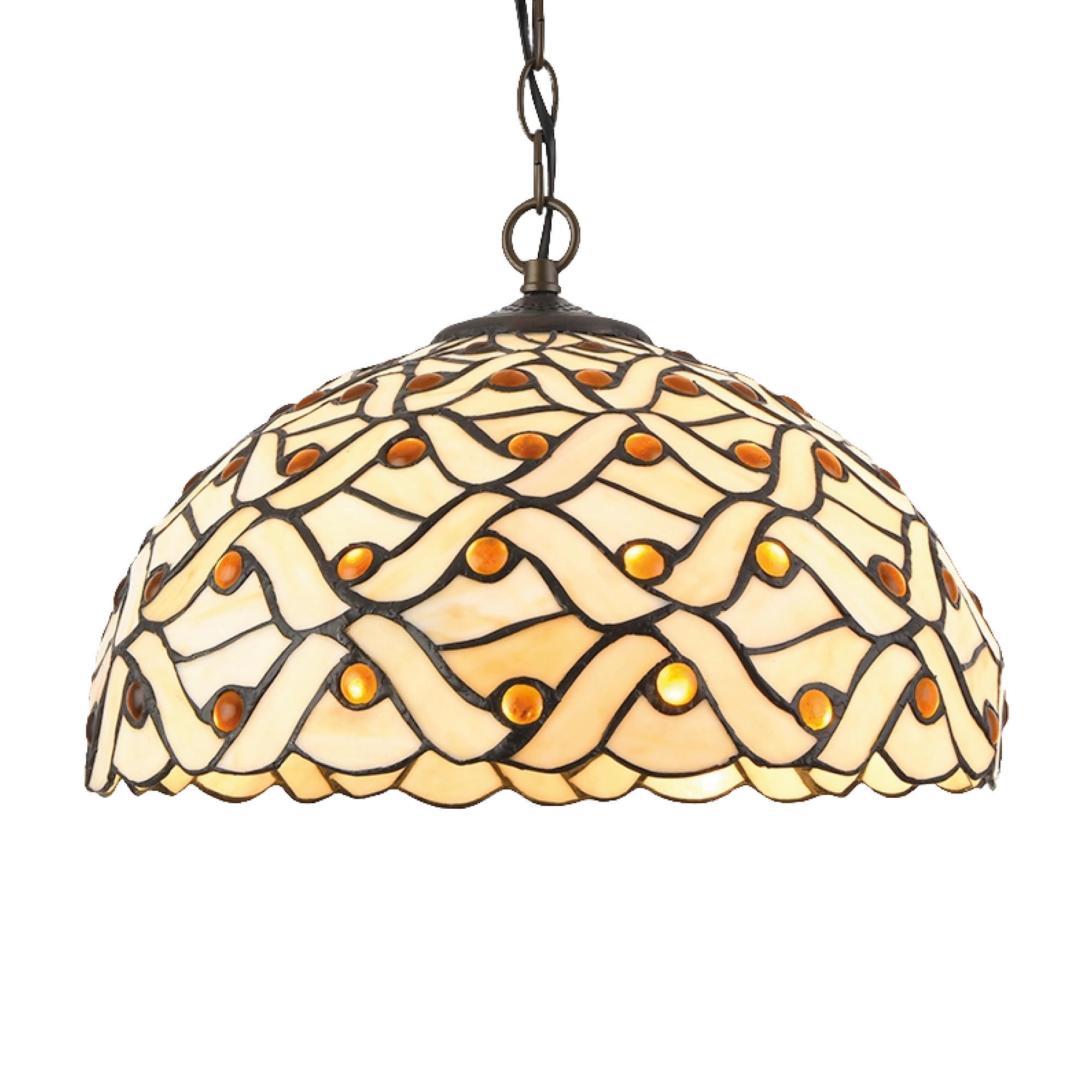 FÜGGŐLÁMPA 40/120/40 cm  - többszínű, Basics, Üveg (40/120/40cm)