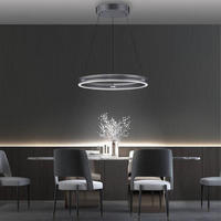 ZÁVESNÉ LED SVIETIDLO, 70.1/70.1/40-350 cm  - sivá, Design, kov/plast (70.1/70.1/40-350cm) - Neuhaus PURE