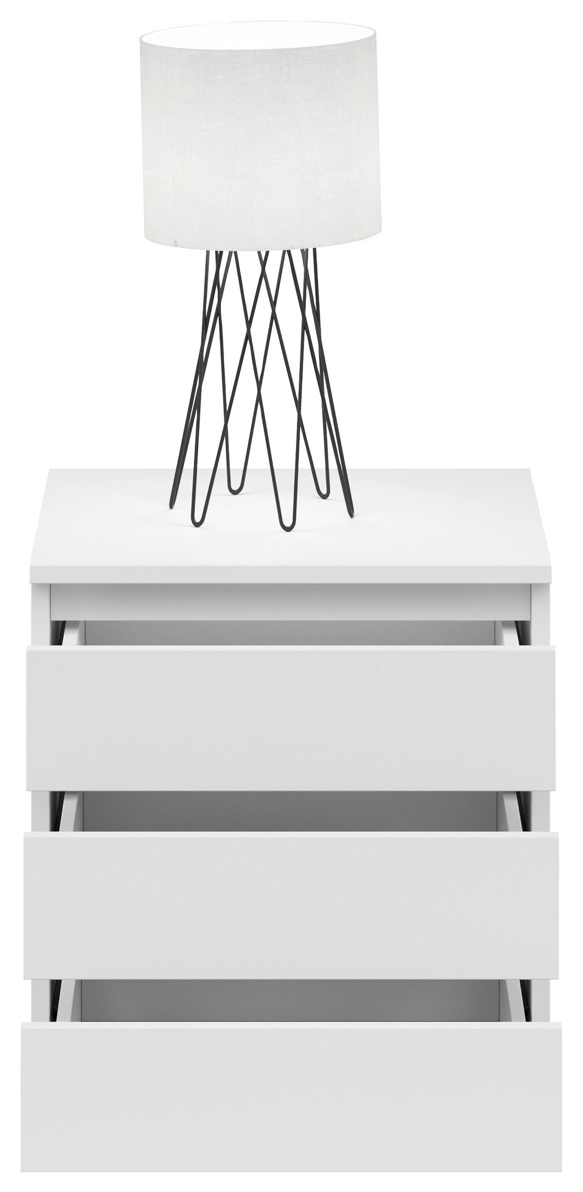 NACHTSCHRANK 45/52/42 cm  - Weiß, KONVENTIONELL, Holzwerkstoff (45/52/42cm)