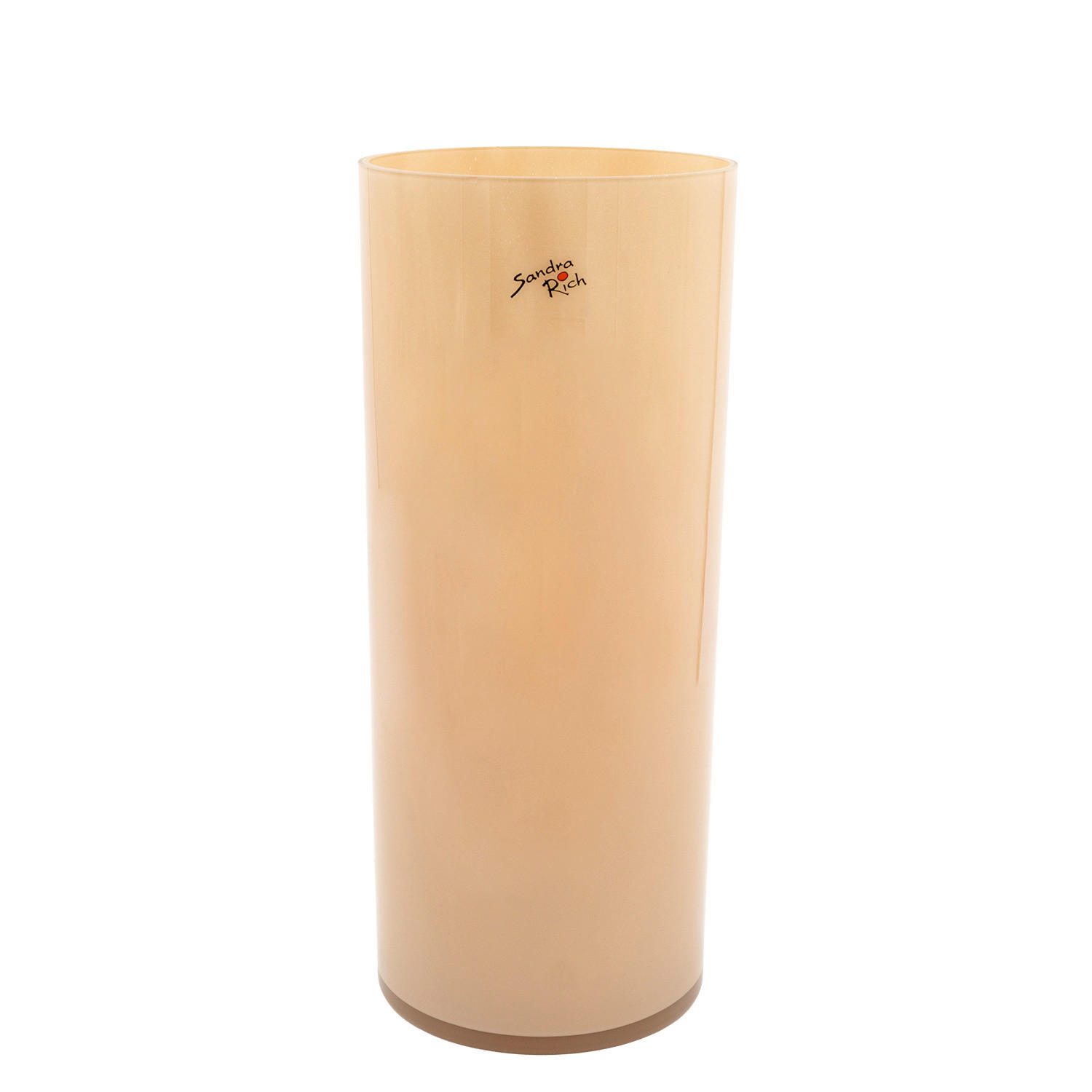 VASE  - Hellbraun, Basics, Glas (12/29cm)