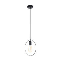 HÄNGELEUCHTE 18/9,5/110 cm   - Schwarz, KONVENTIONELL, Metall (18/9,5/110cm) - Eglo