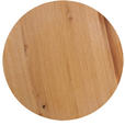 COUCHTISCH 35/35/39 cm rund Weiß, Eichefarben  - Eichefarben/Weiß, Design, Holz/Holzwerkstoff (35/35/39cm) - Landscape