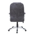 CHEFSESSEL  in Mikrofaser Grau  - Silberfarben/Weiß, KONVENTIONELL, Kunststoff/Textil (62/115-125/71cm) - Xora