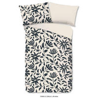 WENDEBETTWÄSCHE Good Morning Renforcé 140/200 cm  - Anthrazit/Creme, Design, Textil (140/200cm)