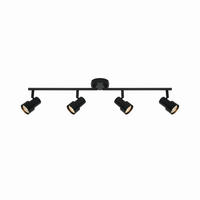 DECKENLEUCHTE Boston 15.5/71/14 cm  - Schwarz, Design, Metall (15.5/71/14cm) - Nordlux
