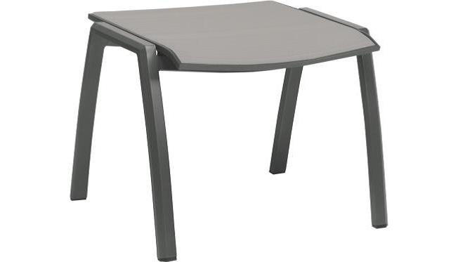 GARTENHOCKER - Anthrazit/Silberfarben, Design, Textil/Metall (58/44/49cm) - Stern