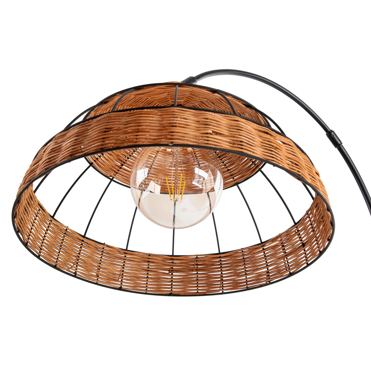 STEHLEUCHTE  40/150/40 cm   - Schwarz, Basics, Holz/Metall (40/150/40cm) - Globo