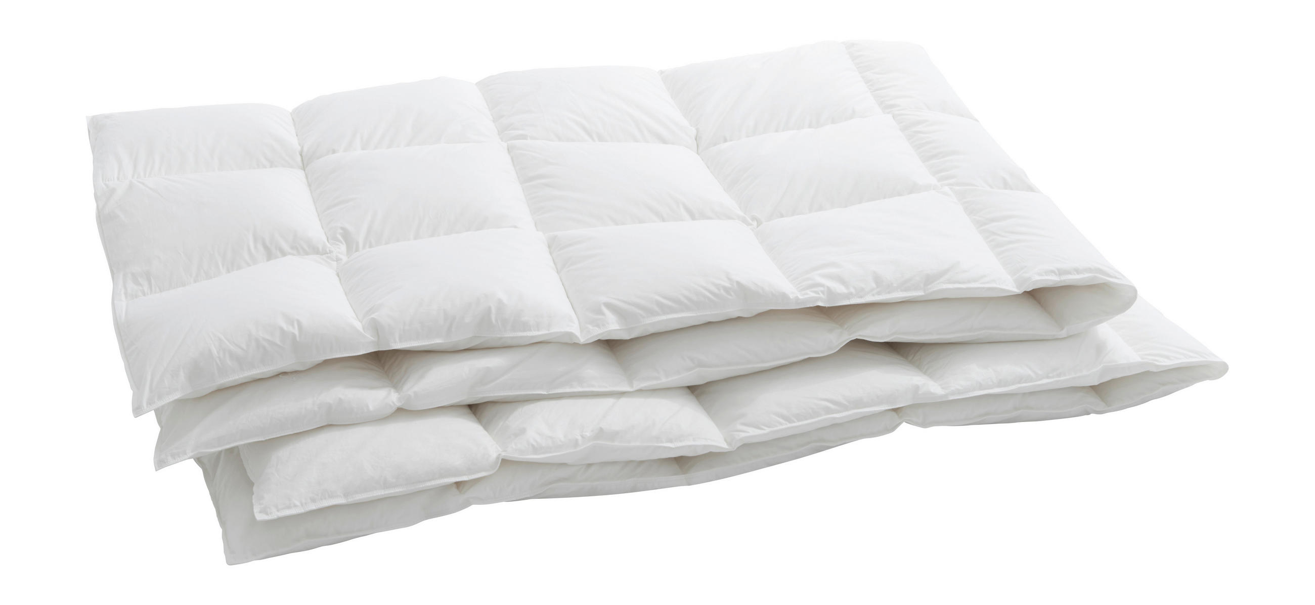 LEICHTDUVET 160/210 cm BERN  - Weiss, Basics, Naturmaterialien/Textil (160/210cm) - Billerbeck