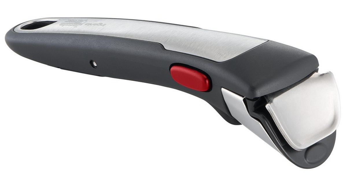 PFANNENSET Jamie Oliver INGENIO G6 9-teilig  - Edelstahlfarben/Schwarz, KONVENTIONELL, Glas/Metall (37/37/19,5cm) - Tefal