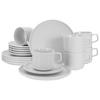 KAFFEESERVICE Weiß 18-teilig  - Weiß, Basics, Keramik (33/25/31cm) - Creatable