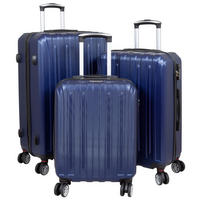 REISEKOFFERSET 3-teilig  - Blau, Basics, Kunststoff (48/70/29cm)