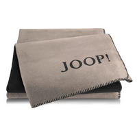 DOMÁCÍ DEKA, bavlna, 150/200 cm - světle šedá/antracitová, Design, textil (150/200cm) - Joop!
