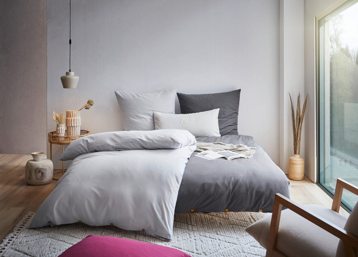 BETTWÄSCHE Renforcé 135/200 cm  - Creme, KONVENTIONELL, Textil (135/200cm) - Bio:Vio