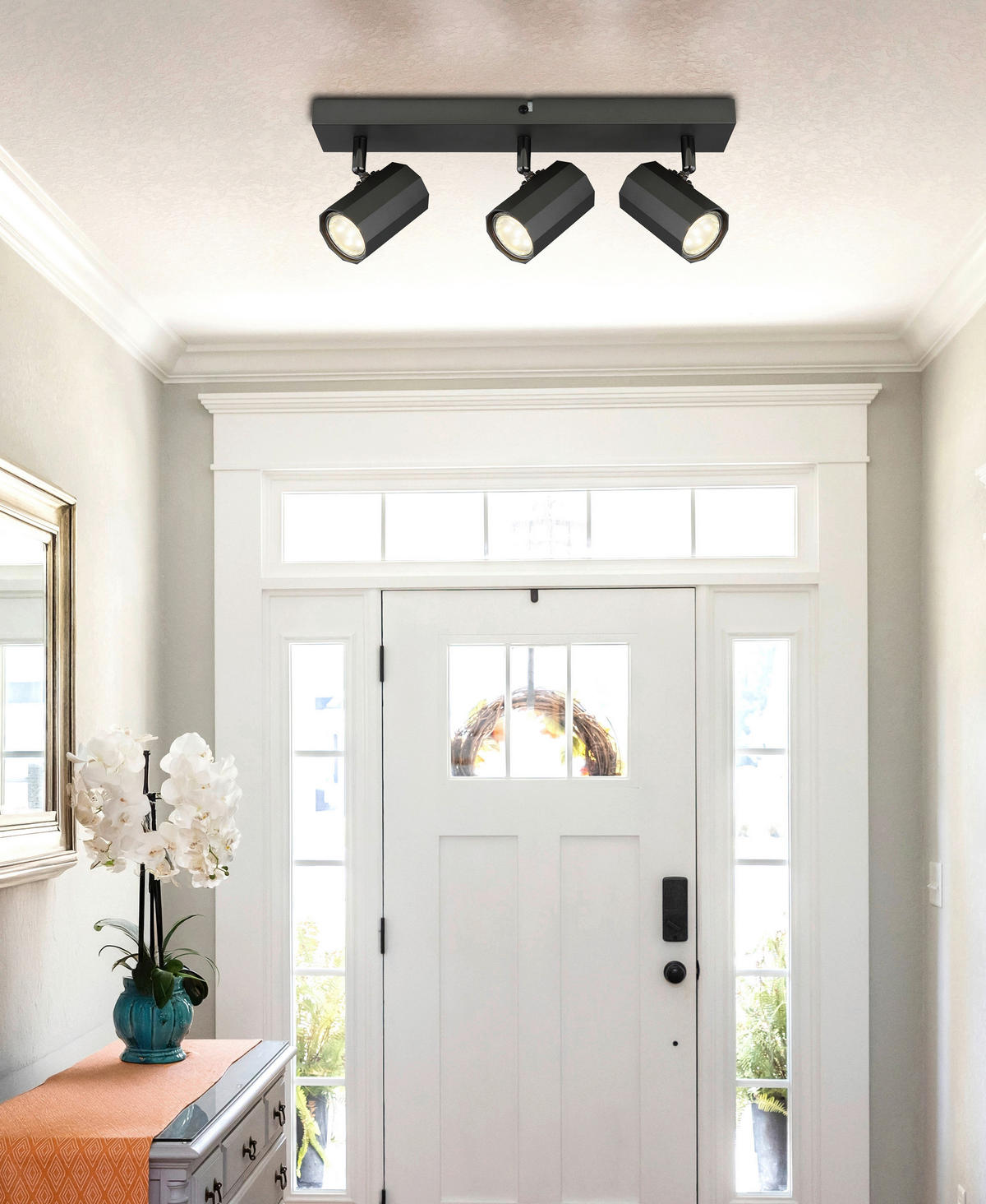 DECKENLEUCHTE    39/6/14,5 cm  - Grau, Design, Metall (39/6/14,5cm) - Novel