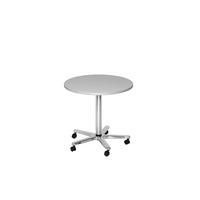 STEHTISCH 80/80/72-114 cm  - Chromfarben/Grau, KONVENTIONELL, Holzwerkstoff/Metall (80/80/72-114cm) - Venda